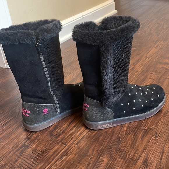 Skechers Twinkle Toes: Glitzy Glam - Shimmer Diva Girl SZ 3 - Picture 5 of 8